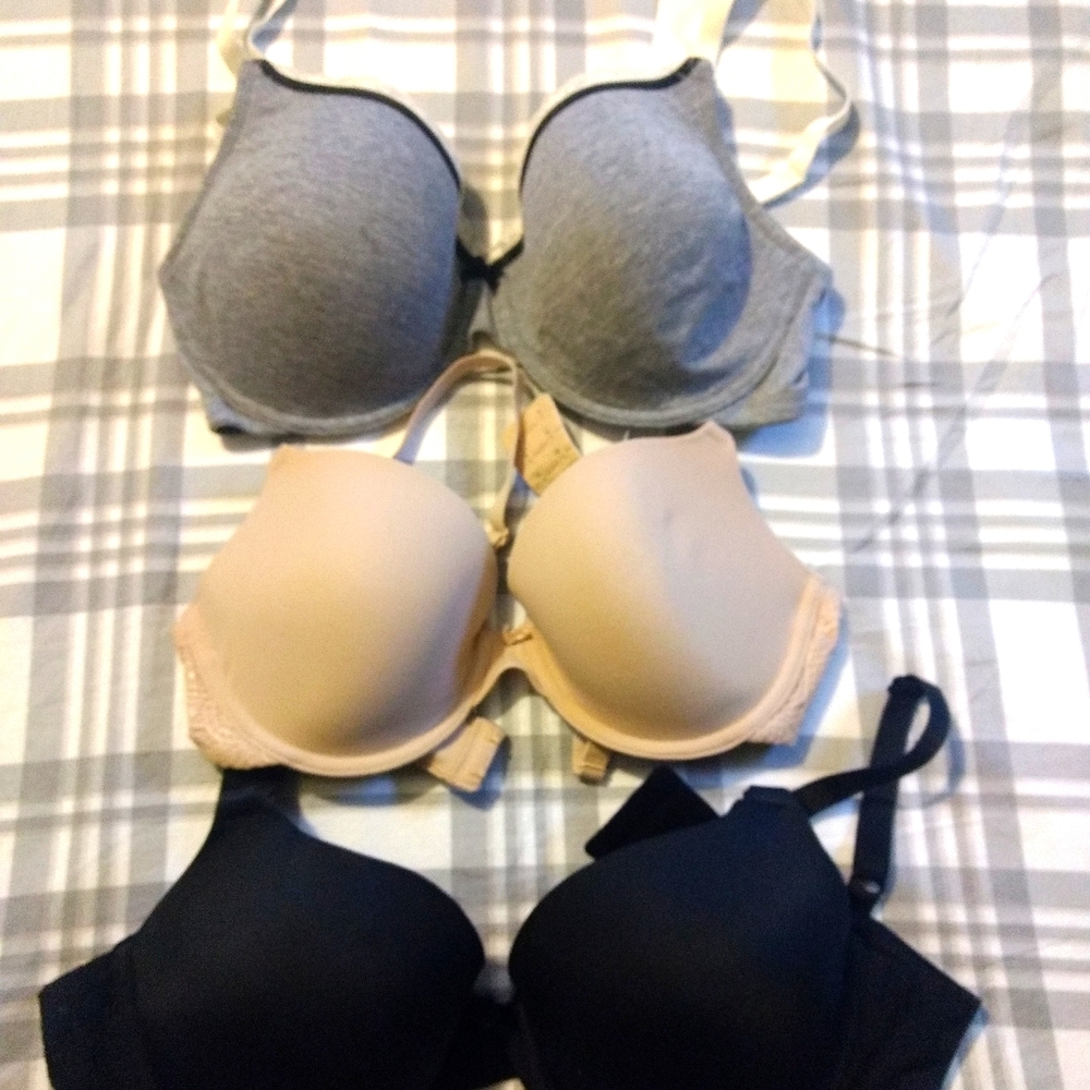 Three Nursing Bras w/ underwire